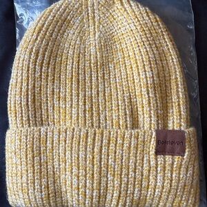 New Bessteven Warm Insulated Yellow Knit Beanie